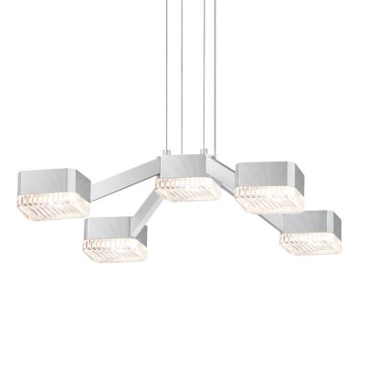 Lattice LED Semi-Flushmount/Pendant by Sonneman Lighting - Starlight Lighting USA and Canada